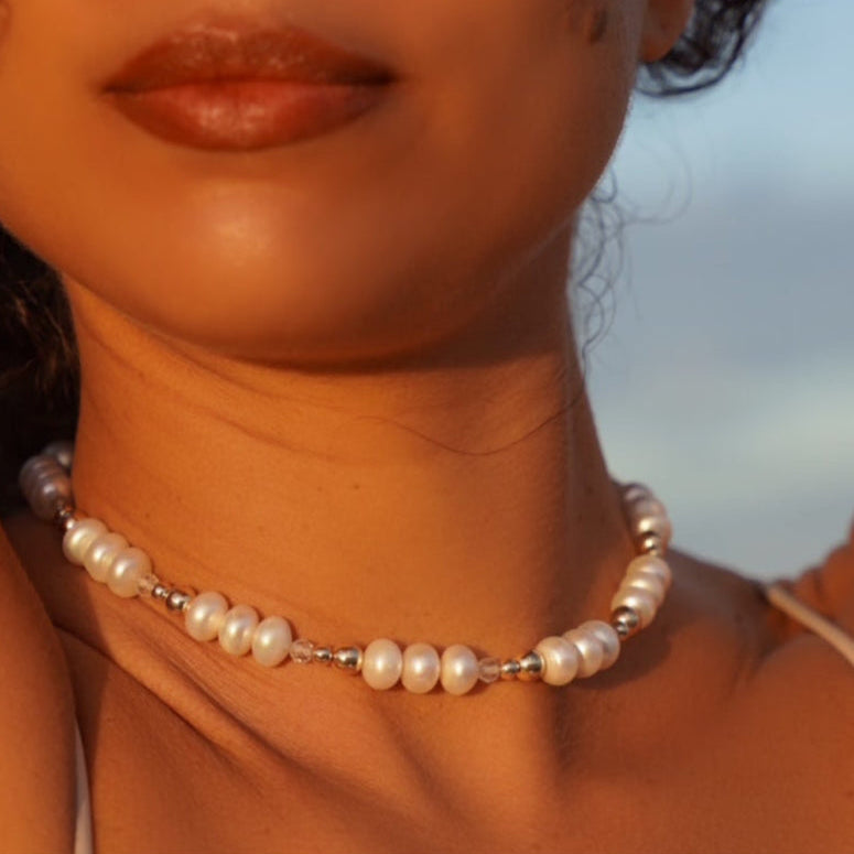 Moonlight Silver Necklace