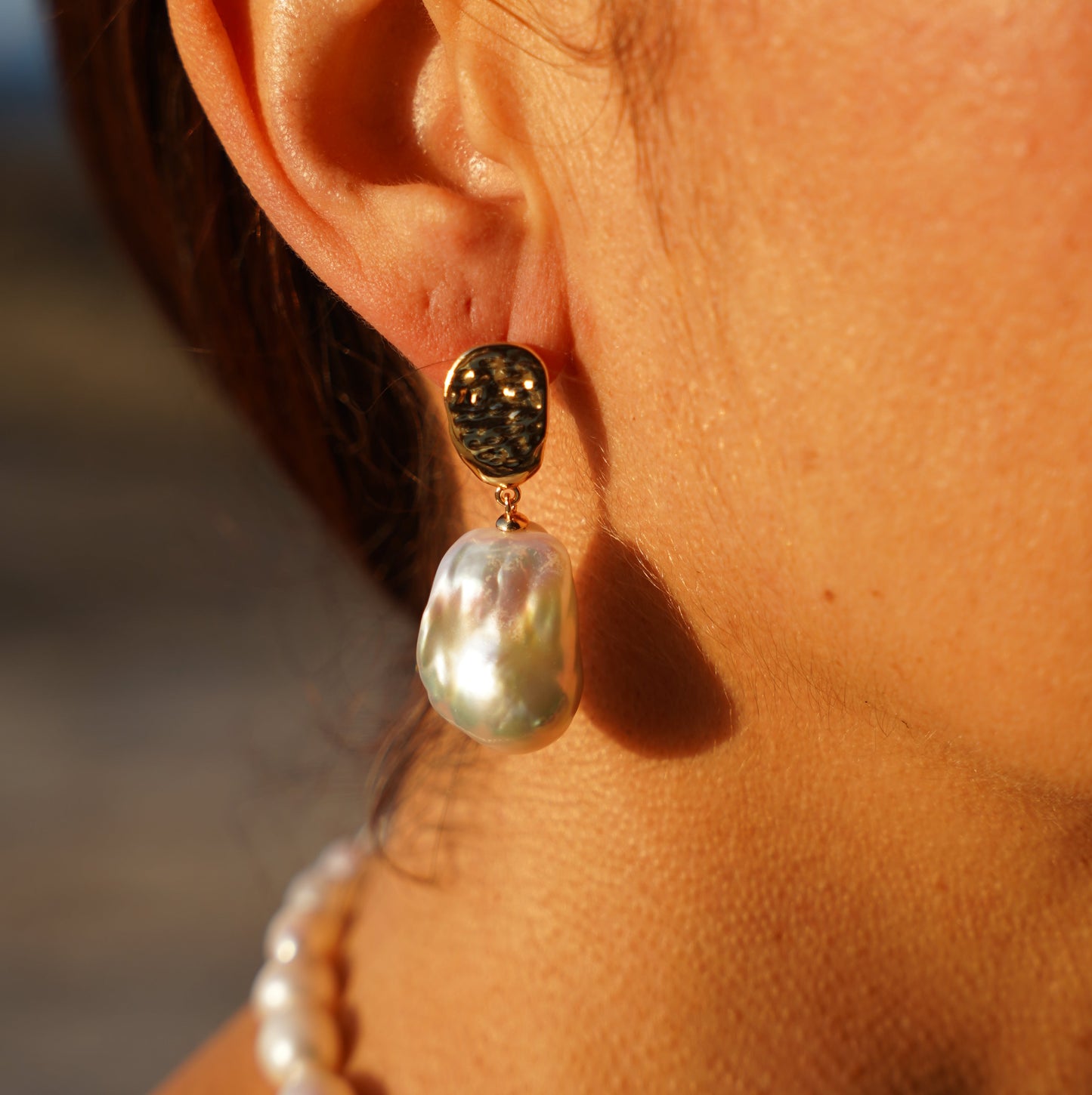 Ocean Pearl Earrings