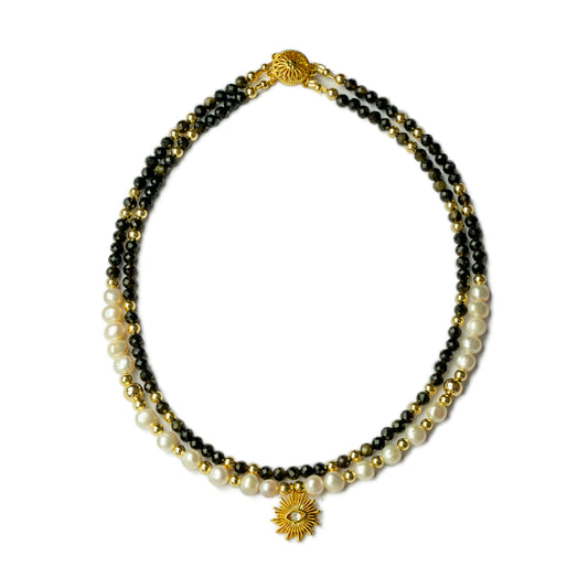 Divine Goddess Black Necklace