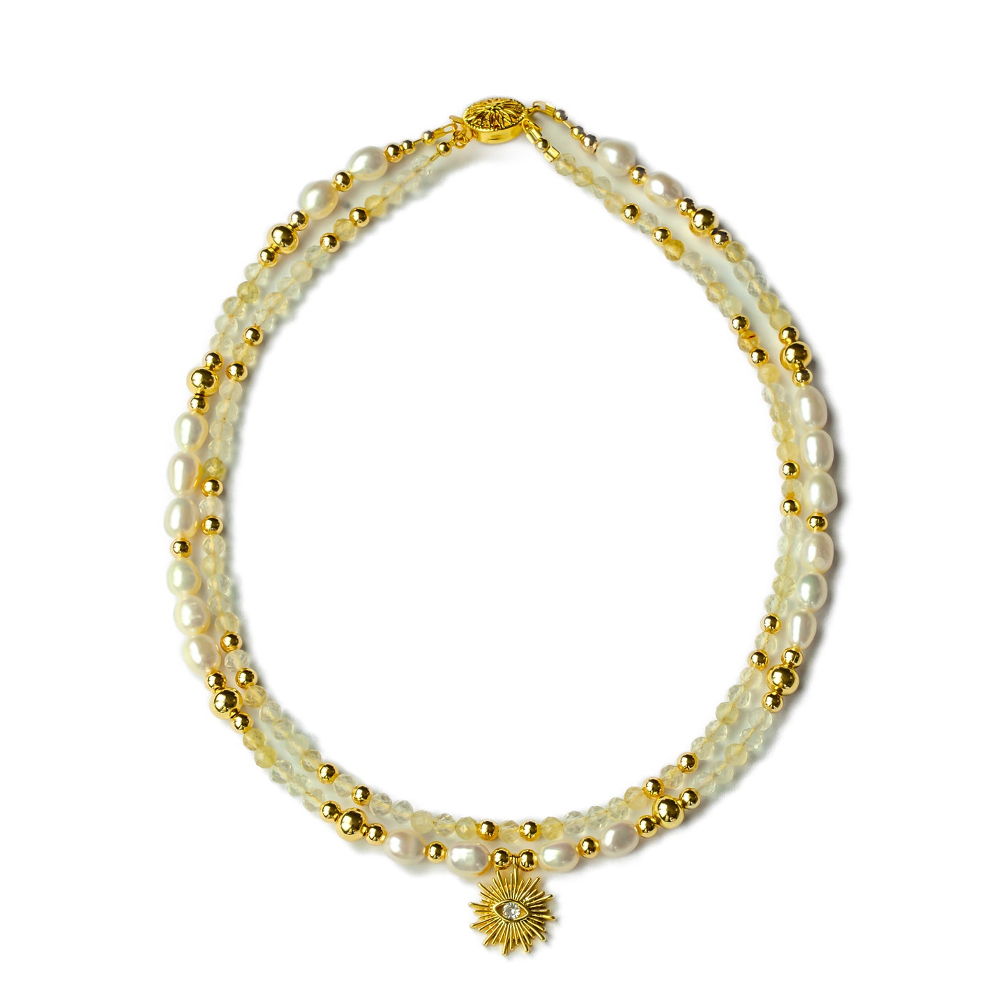 Divine Goddess Citrine Necklace