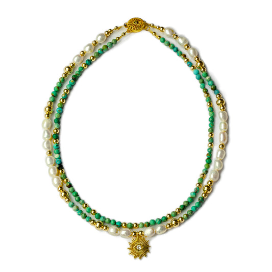 Divine Goddess Turquoise Necklace