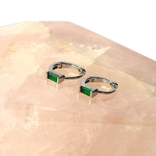 Green Love Earrings