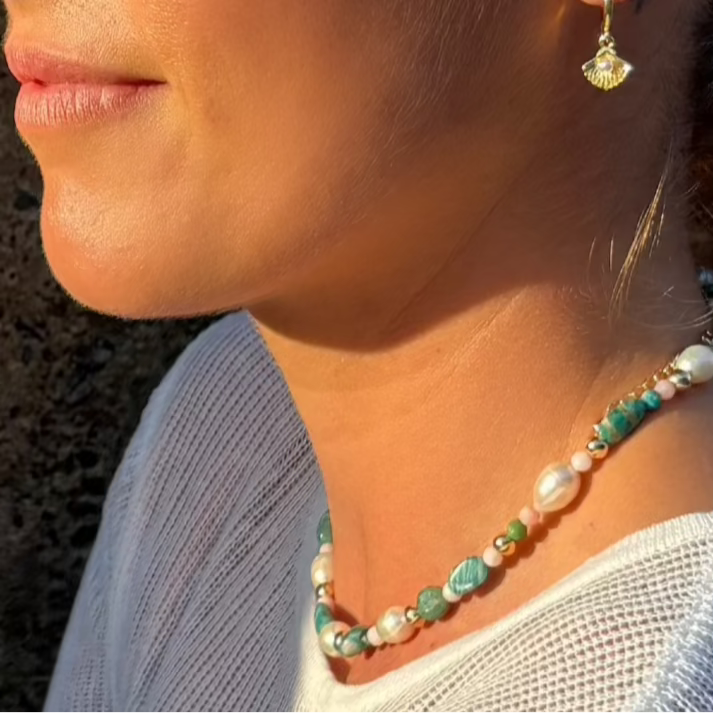 Gold Scallop Earrings