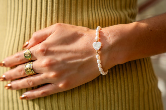 Valentine Pearl Bracelet